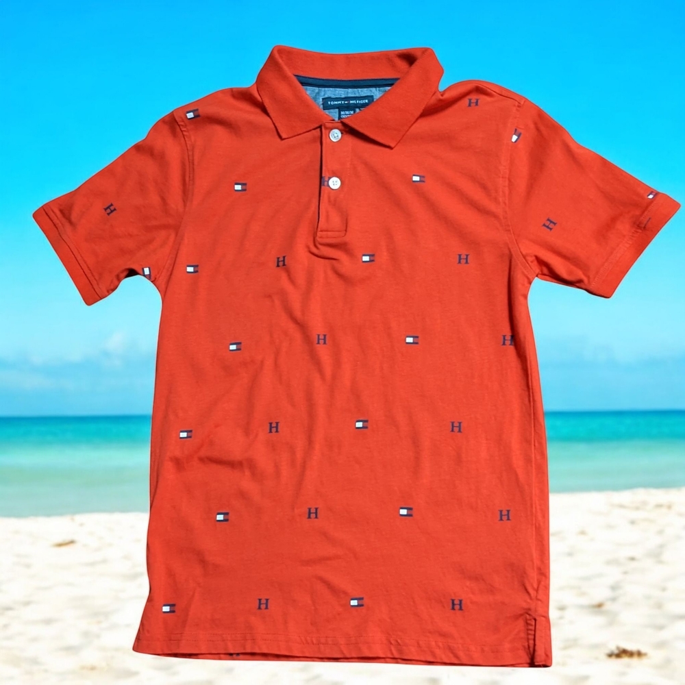 Tommy Hilfiger Kids' Red Polo Shirt